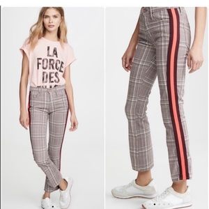 Mother brand plaid trousers